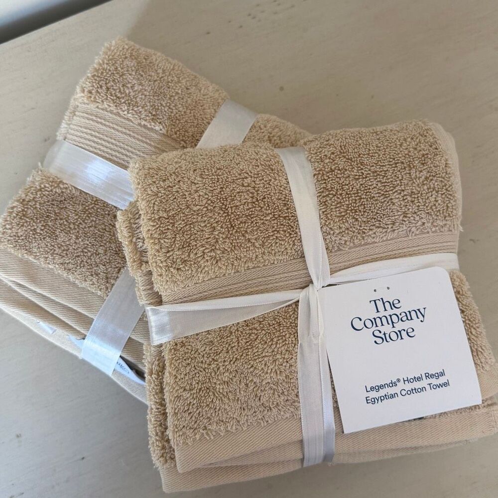 Company Store Legends Hotel Regal Egyptian Cotton Hand Towels, Set of 2 - Picture 2 of 4